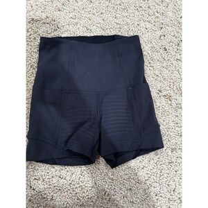 Lululemon Rogue Renegade High Rise Short Athletic Biker Black Size 2